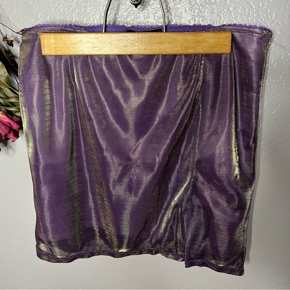 Horoscopez Women's | Mermaidcore Shimmer Club Mini Slip Skirt. NWoT size med - Picture 3 of 8